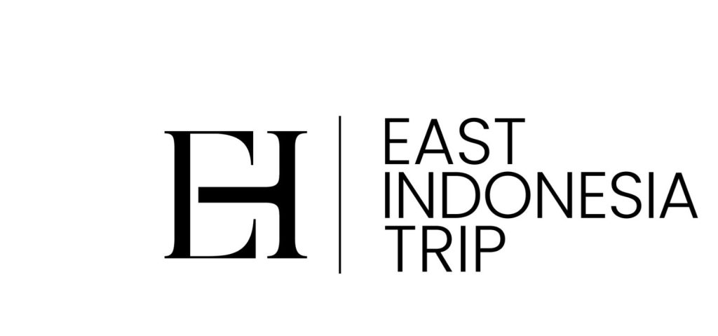 Logo East Indonesia Trip versi solid hitam